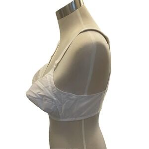 Retro Vtg NOS White Exquisite Form Pointy Bullet Bra 36 B Pinup Girl  NIP New
